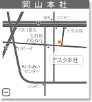 岡山本社地図